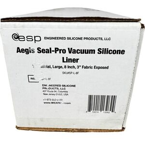 ESP Aegis Seal Pro Vacuum Silicone Liner Transtibial Large 8 Inch SP-L-8F Fabric